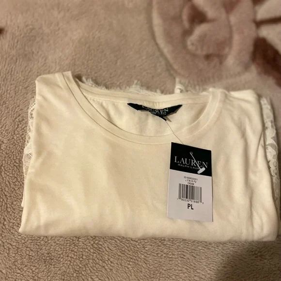 Lauren By Ralph Lauren Petite Long Sleeves With Lace - Picture 7 of 13